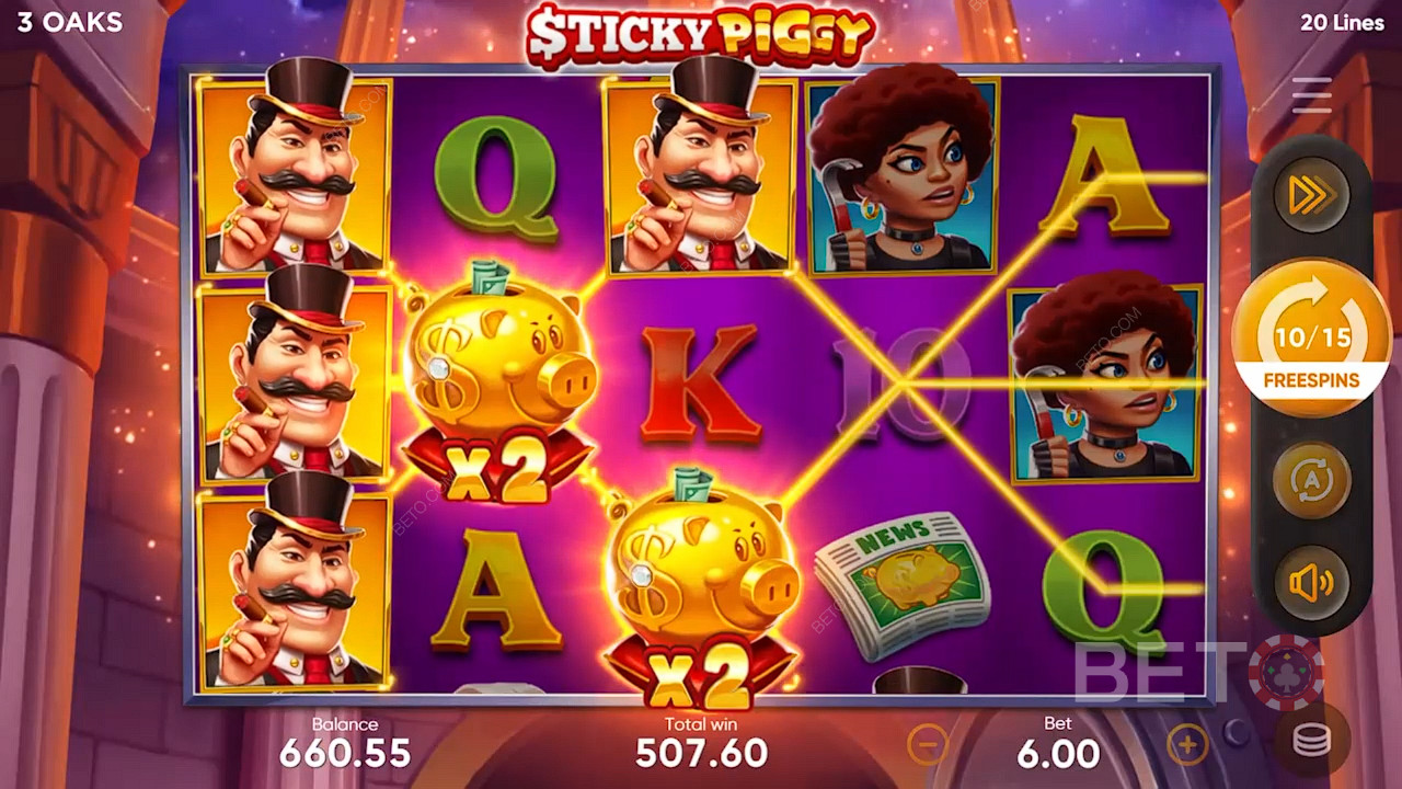 Sticky Piggy फ्री खेलें
