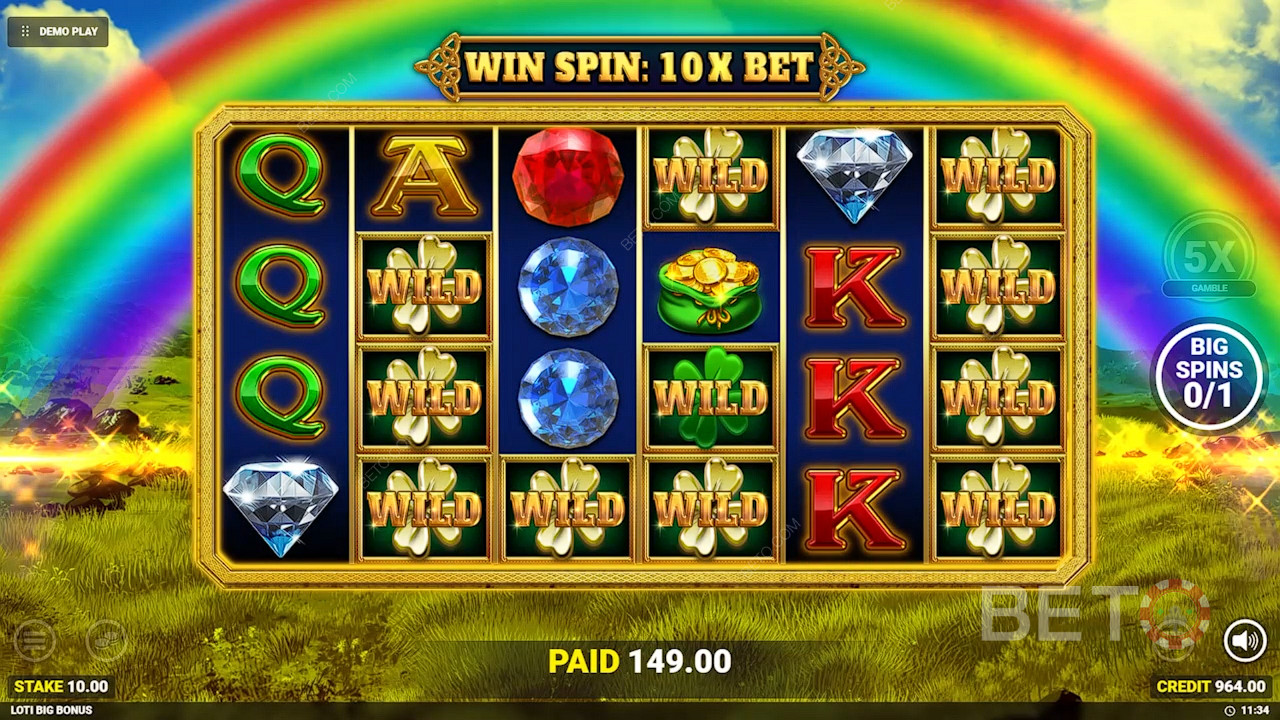 Luck O' The Irish Big Bonus फ्री खेलें