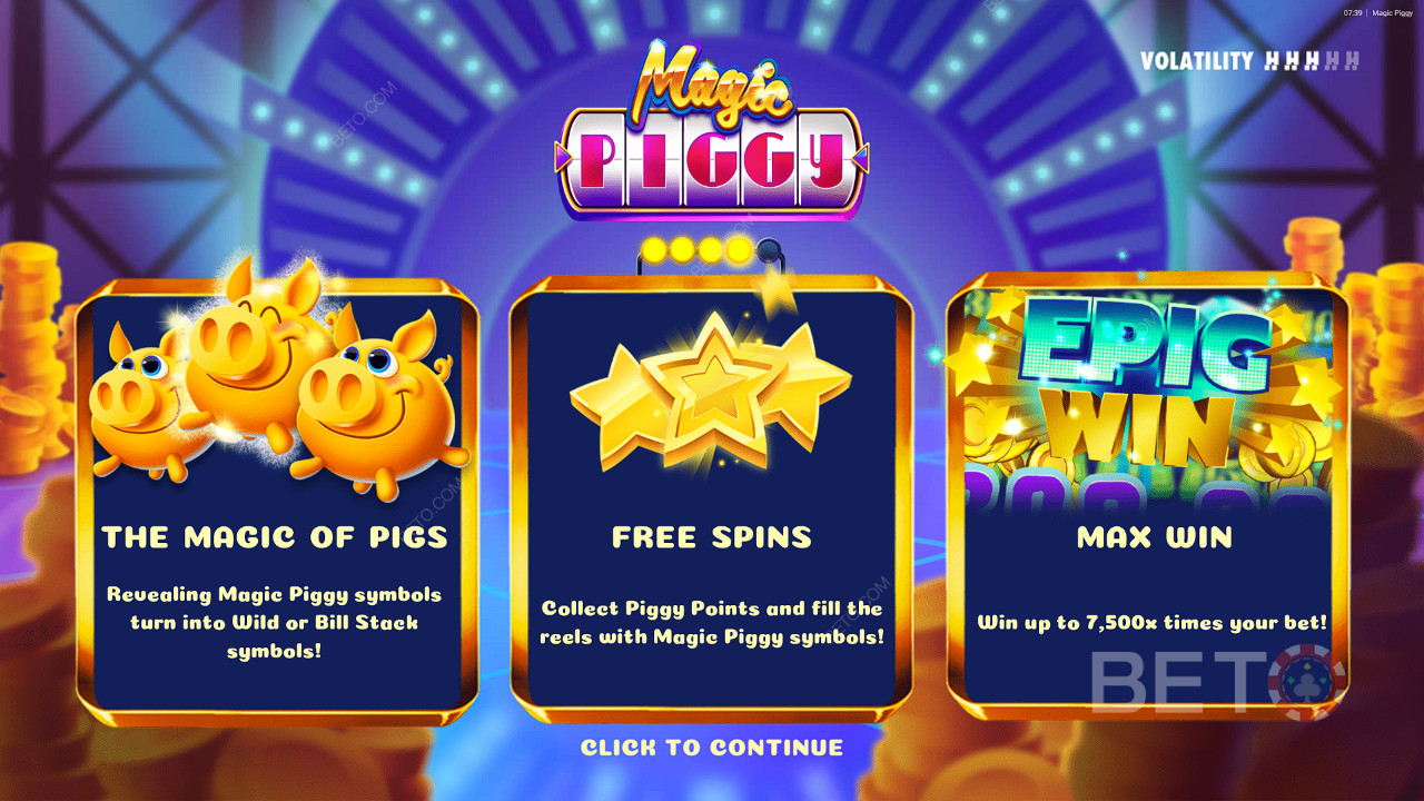 Hacksaw Gaming द्वारा मैजिक पिग्गी में बोनस सुविधाओं की व्याख्या