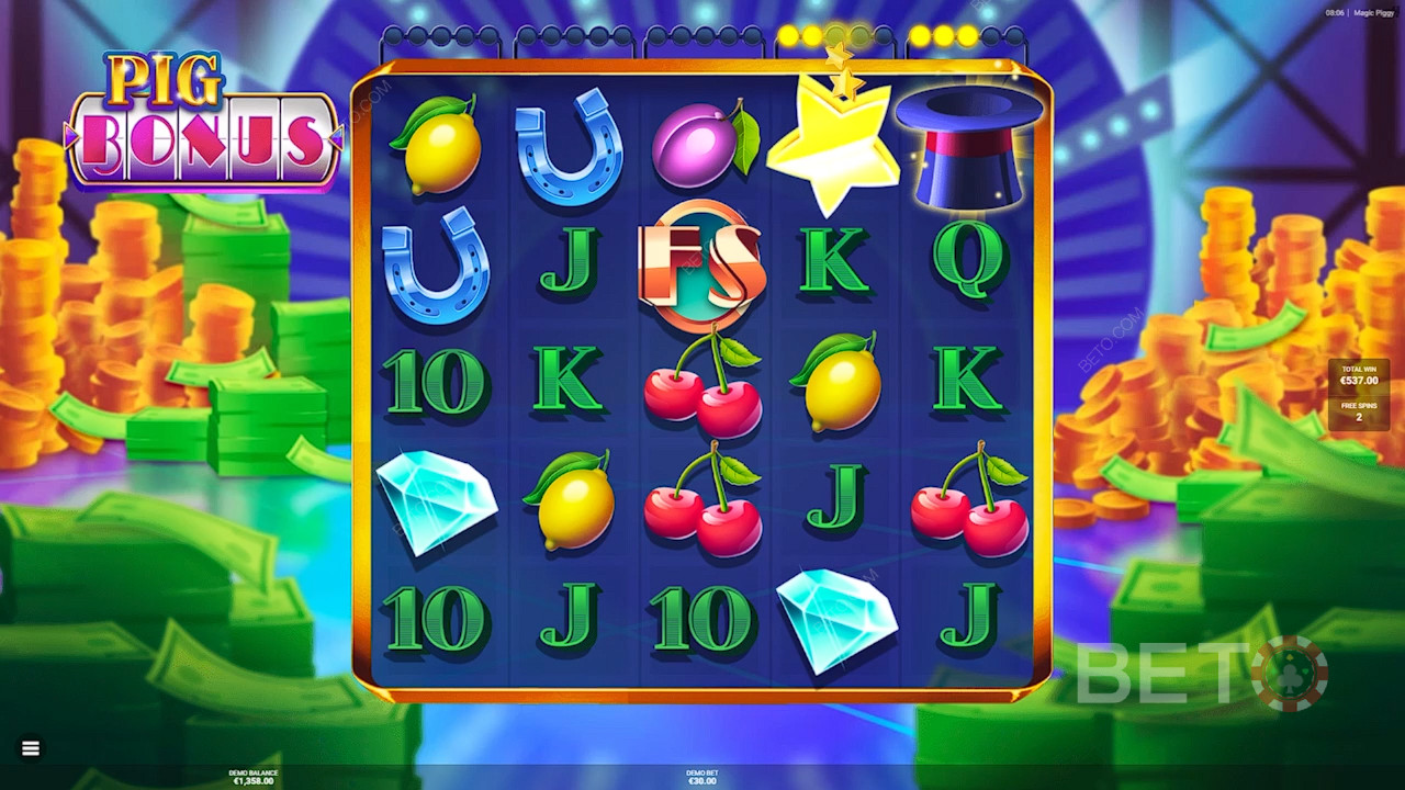 Hacksaw Gaming का मैजिक पिग्गी कैसे खेलें?