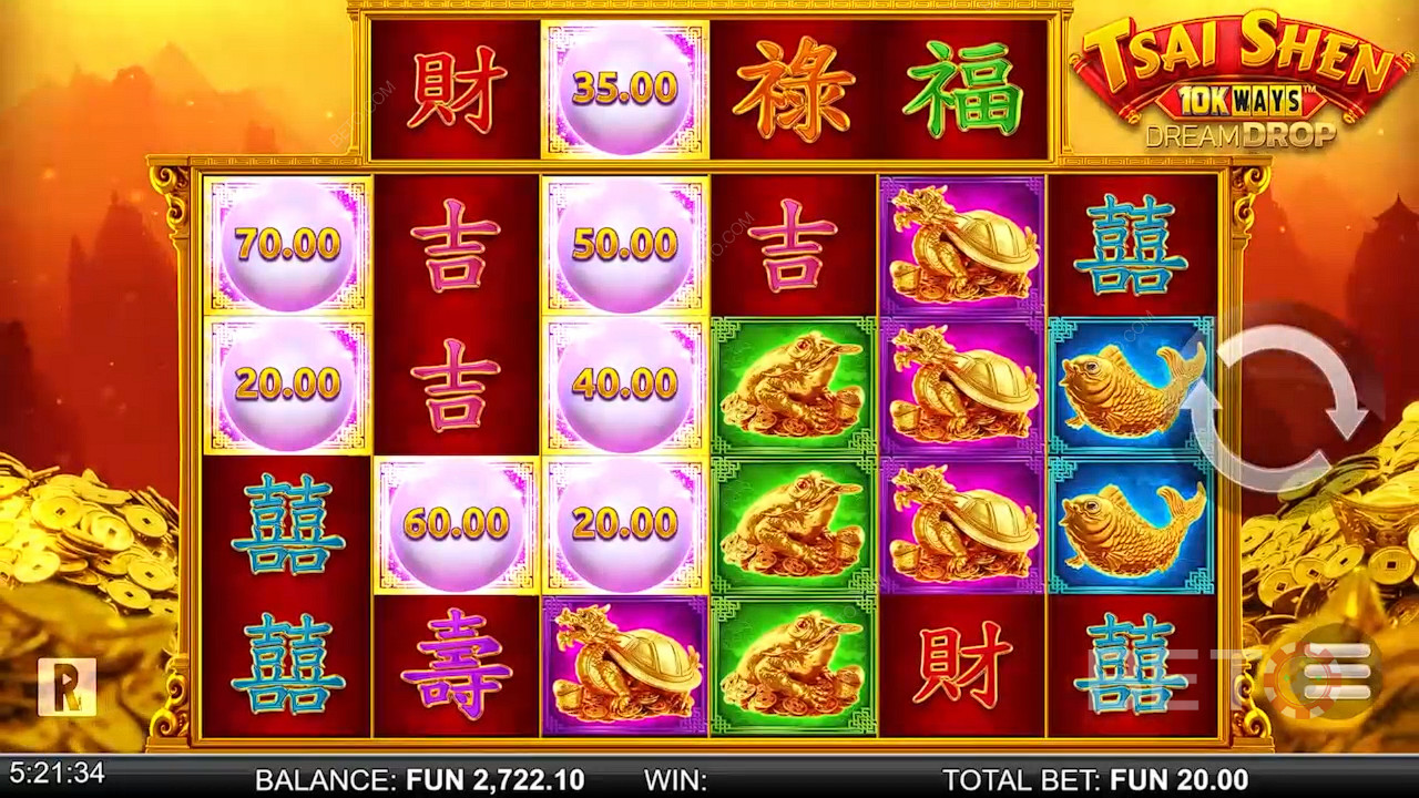 Tsai Shen 10K Ways Dream Drop फ्री खेलें