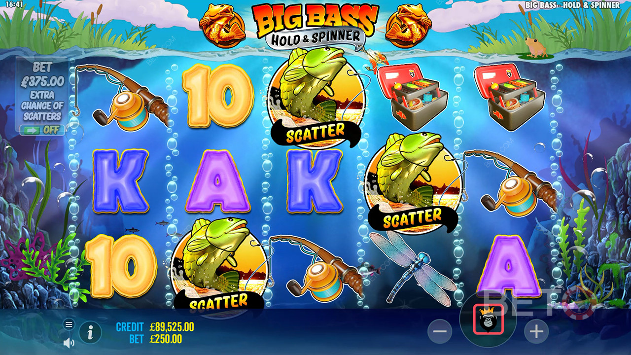 थीम और डिज़ाइन: मछली पकड़ने का रोमांच