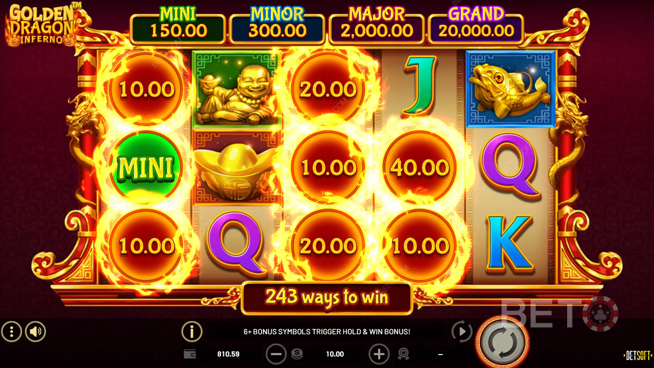 Golden Dragon Inferno फ्री खेलें