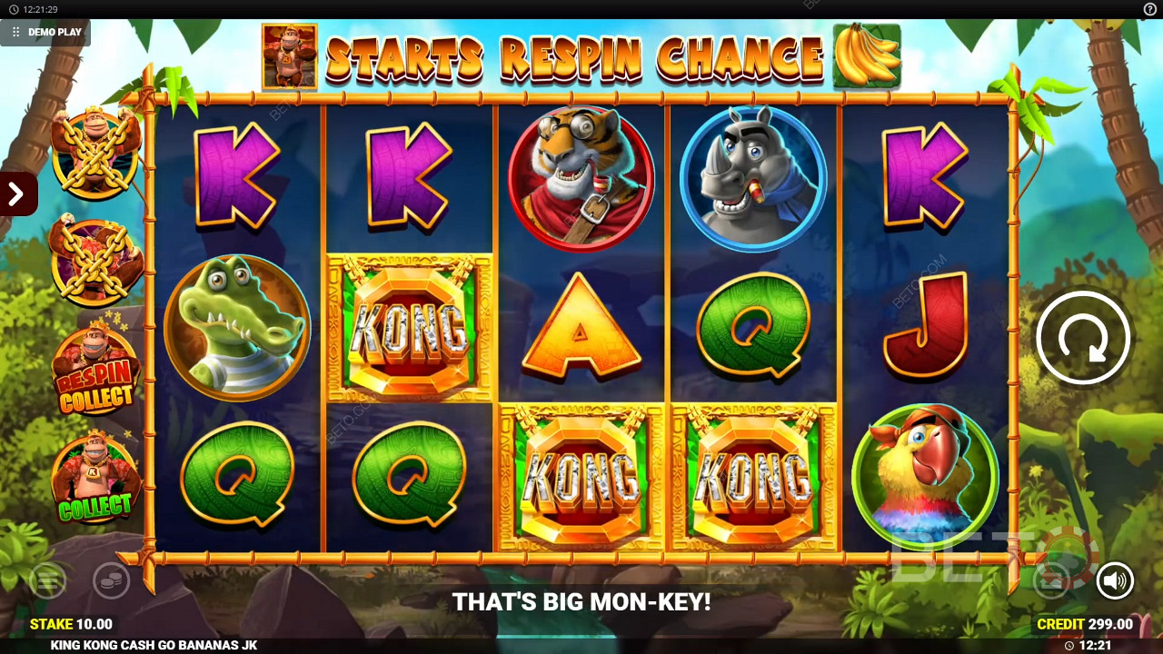 King Kong Cash Go Bananas फ्री खेलें
