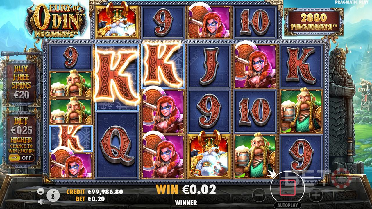 Pragmatic Play का फ्यूरी ऑफ ओडिन मेगावेज़ कैसे खेलें?