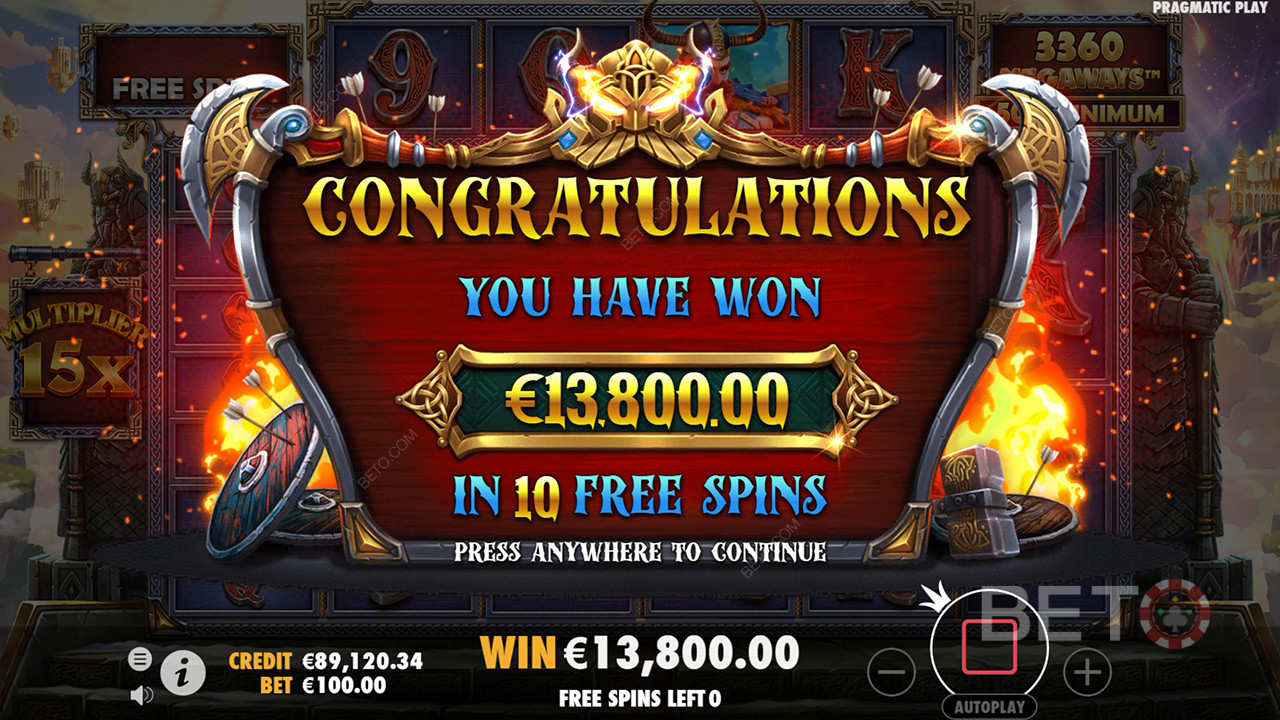 फ्यूरी ऑफ ओडिन मेगावेज़ स्लॉट मशीन - हमारा फैसला