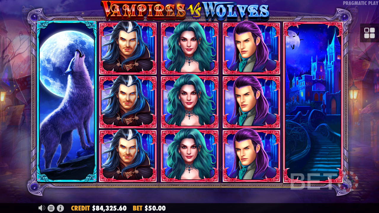 Vampires vs Wolves में प्रतीकों का विस्तार
