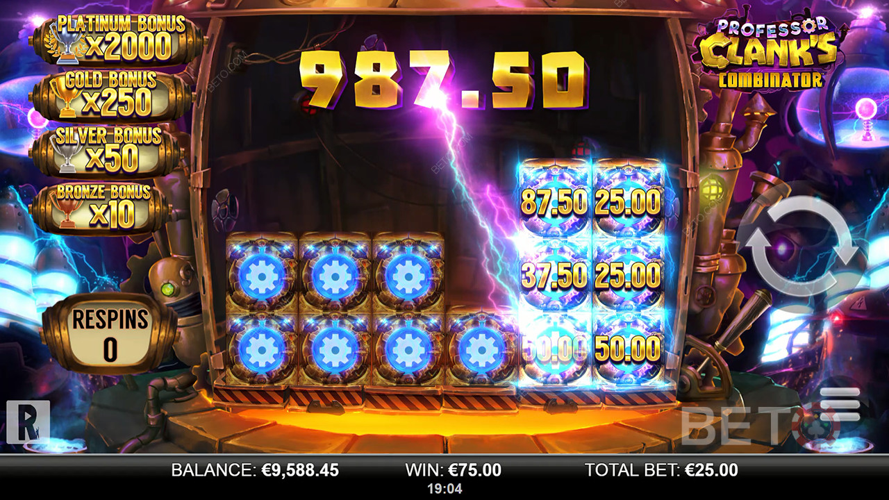 BETO स्लॉट्स द्वारा प्रोफेसर क्लैंक के कॉम्बिनेटर की समीक्षा