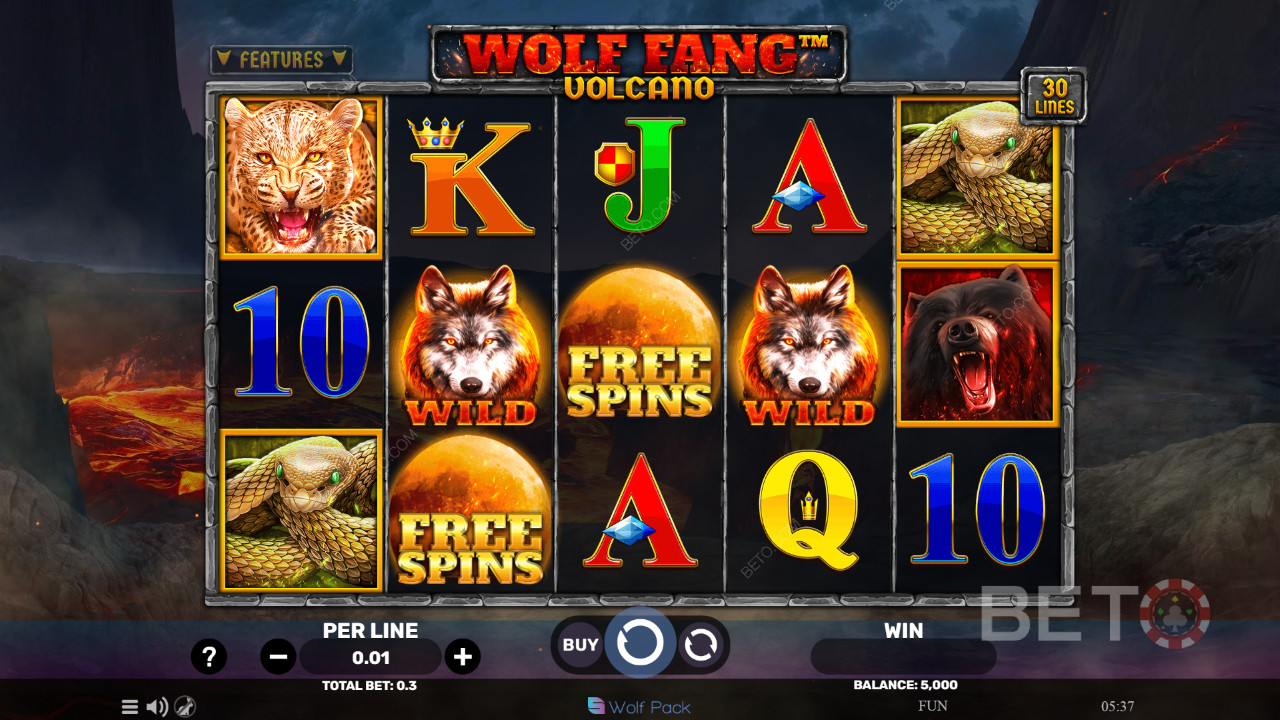 Wolf Fang - ज्वालामुखी समीक्षा BETO स्लॉट्स द्वारा