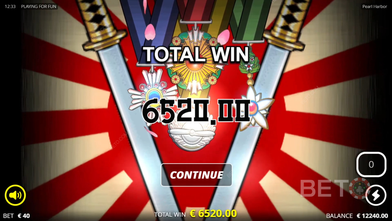 पर्ल हार्बर स्लॉट में अपनी शर्त का 41,127 गुना जीतें!