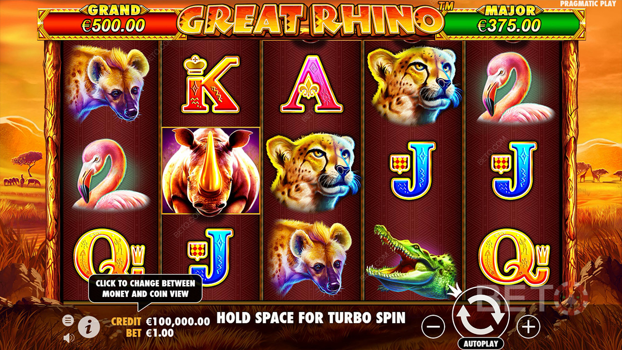 Pragmatic Play का ग्रेट राइनो कैसे खेलें?