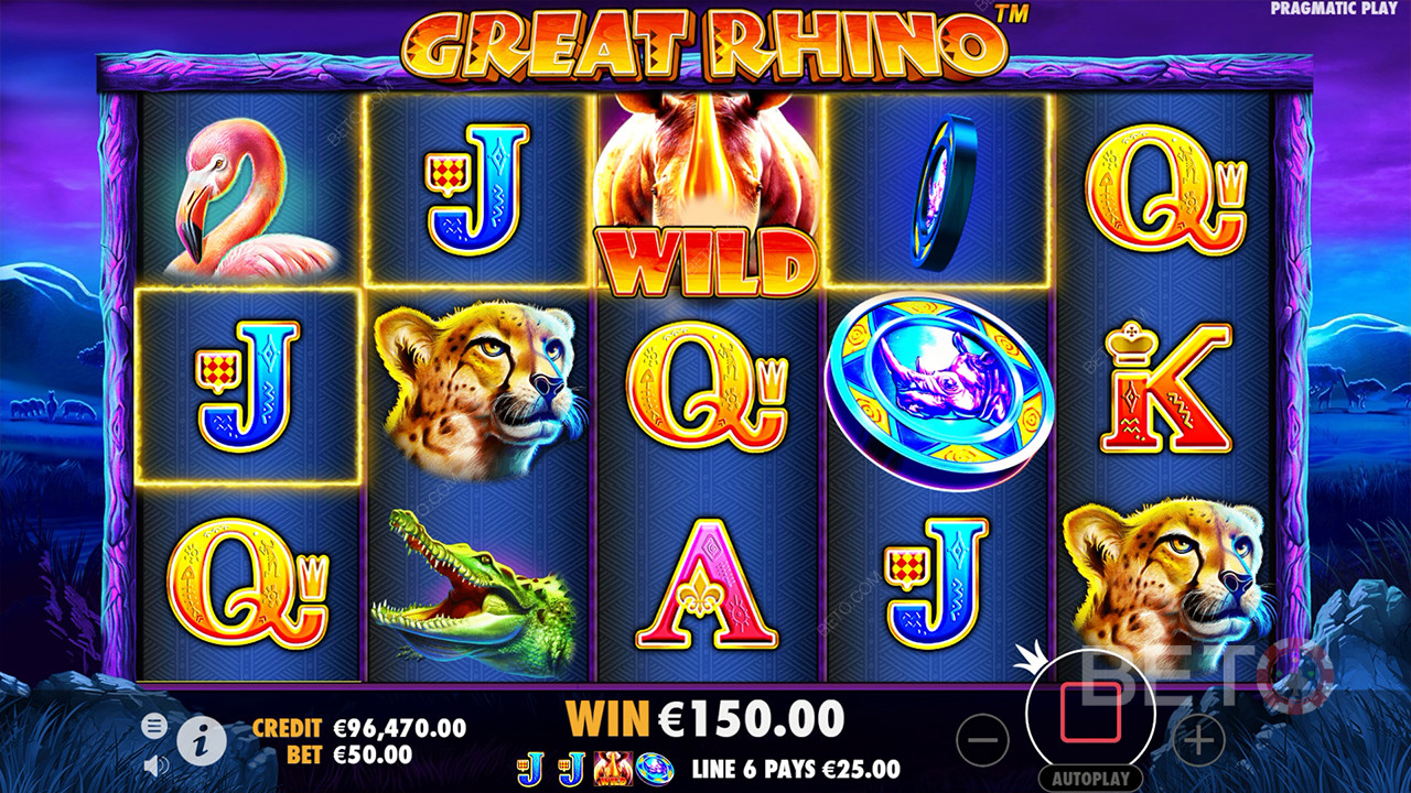 Pragmatic Play द्वारा ग्रेट राइनो में बोनस सुविधाओं की व्याख्या