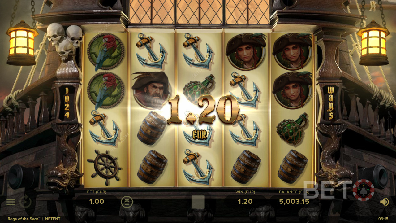 Rage of the Seas स्लॉट में जीत हासिल करना