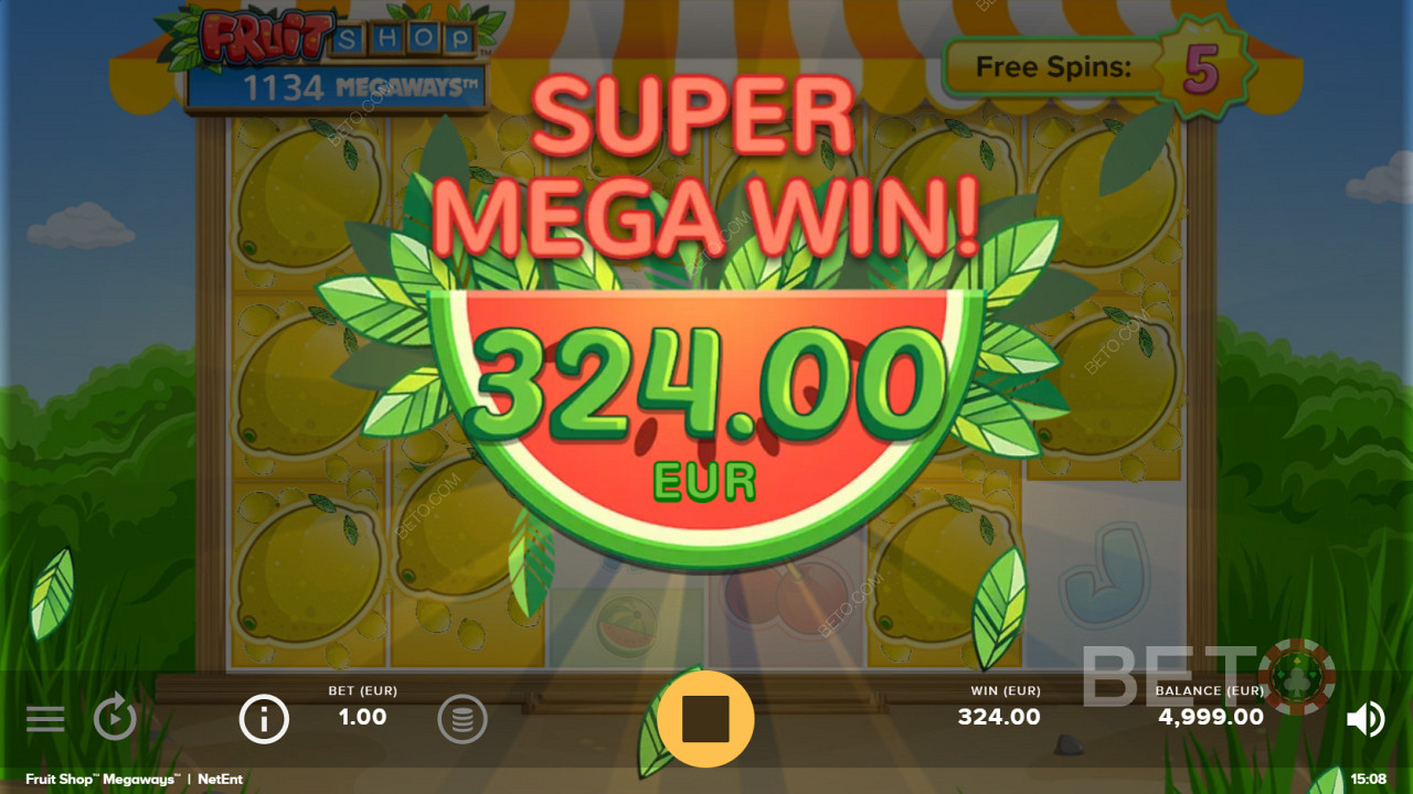 Fruit Shop Megaways में वांछित सुपर मेगा विन प्राप्त करें