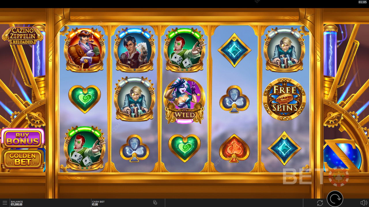 BETO स्लॉट्स द्वारा कैज़िनो ज़ेपेलिन रीलोडेड की समीक्षा