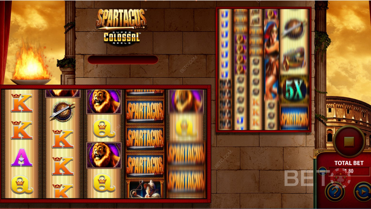 Spartacus Super Colossal Reels ऑनलाइन स्लॉट