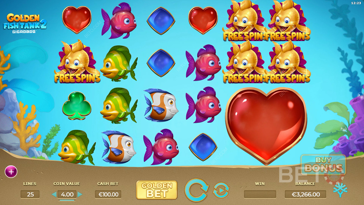 BETO स्लॉट्स द्वारा Golden Fish Tank 2 गिगाब्लॉक्स की समीक्षा