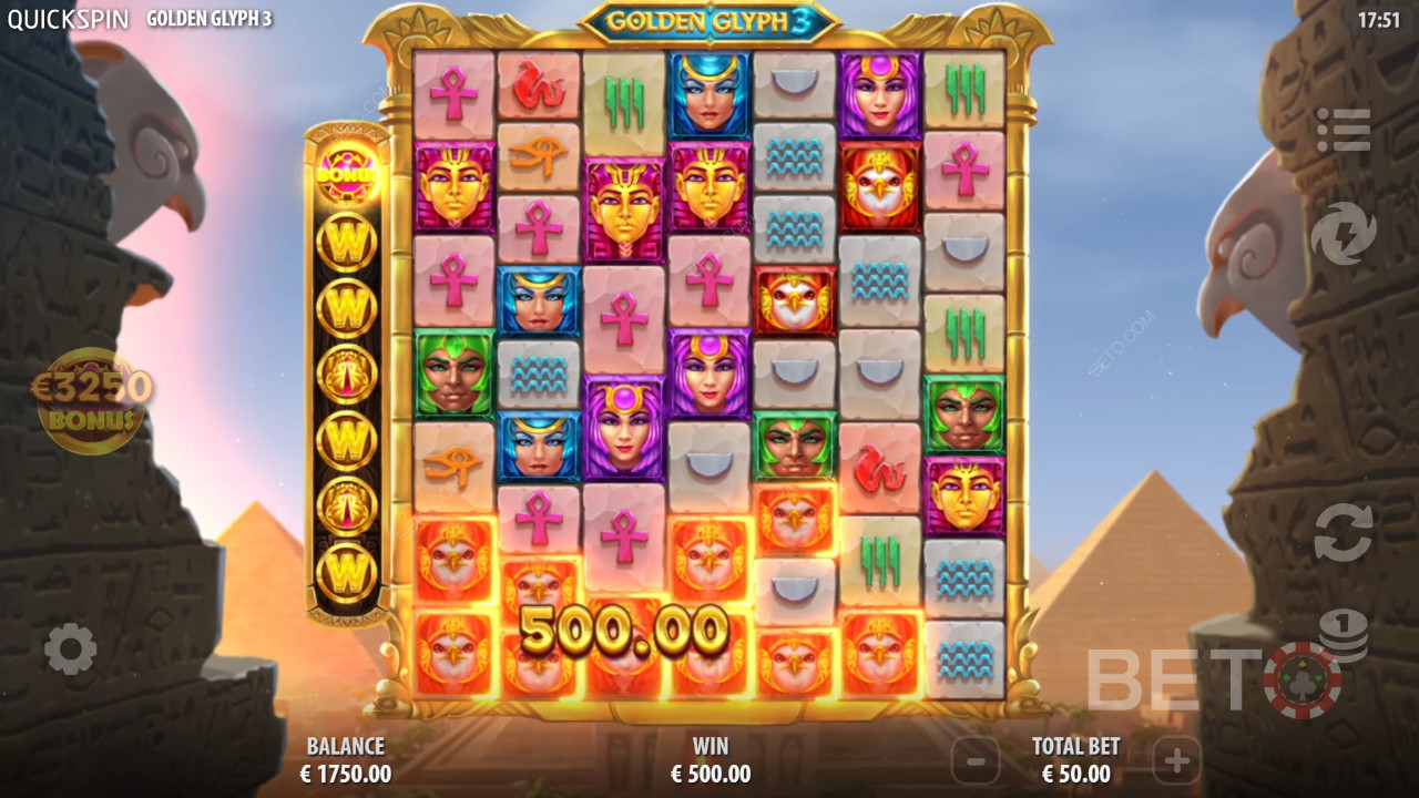 BETO स्लॉट्स द्वारा Golden Glyph 3 की समीक्षा