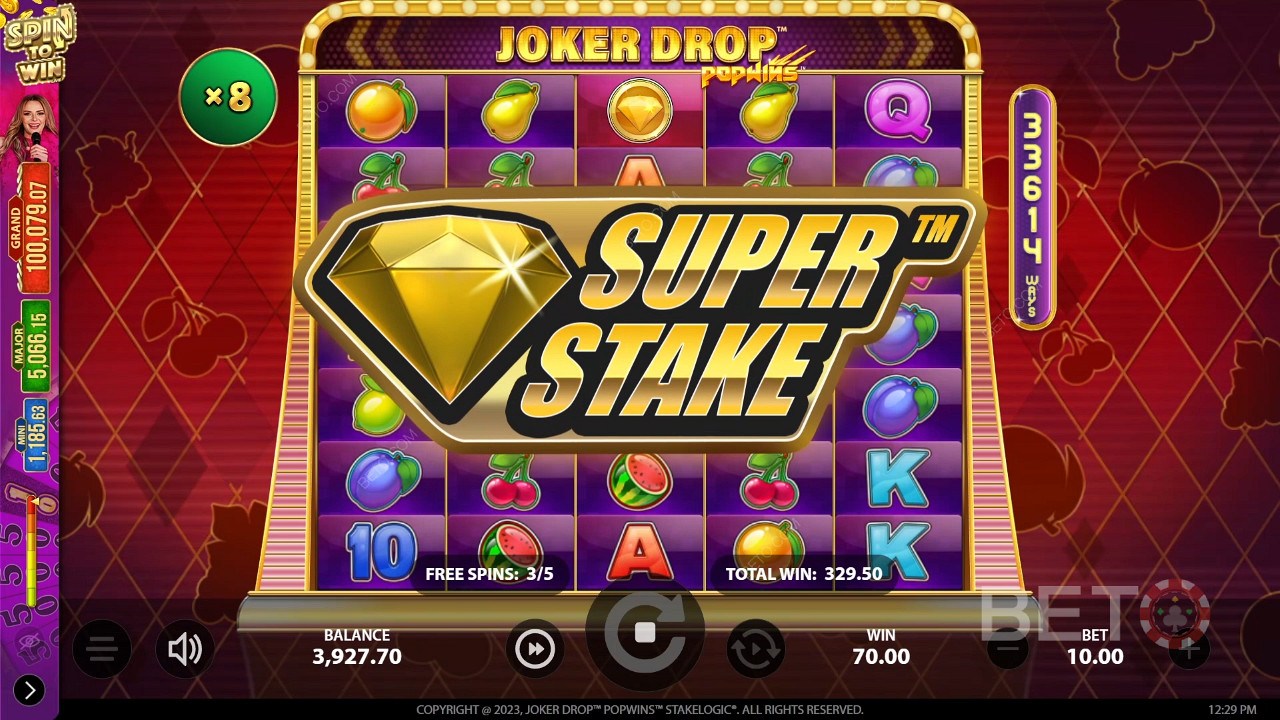Joker Drop PopWins फ्री खेलें