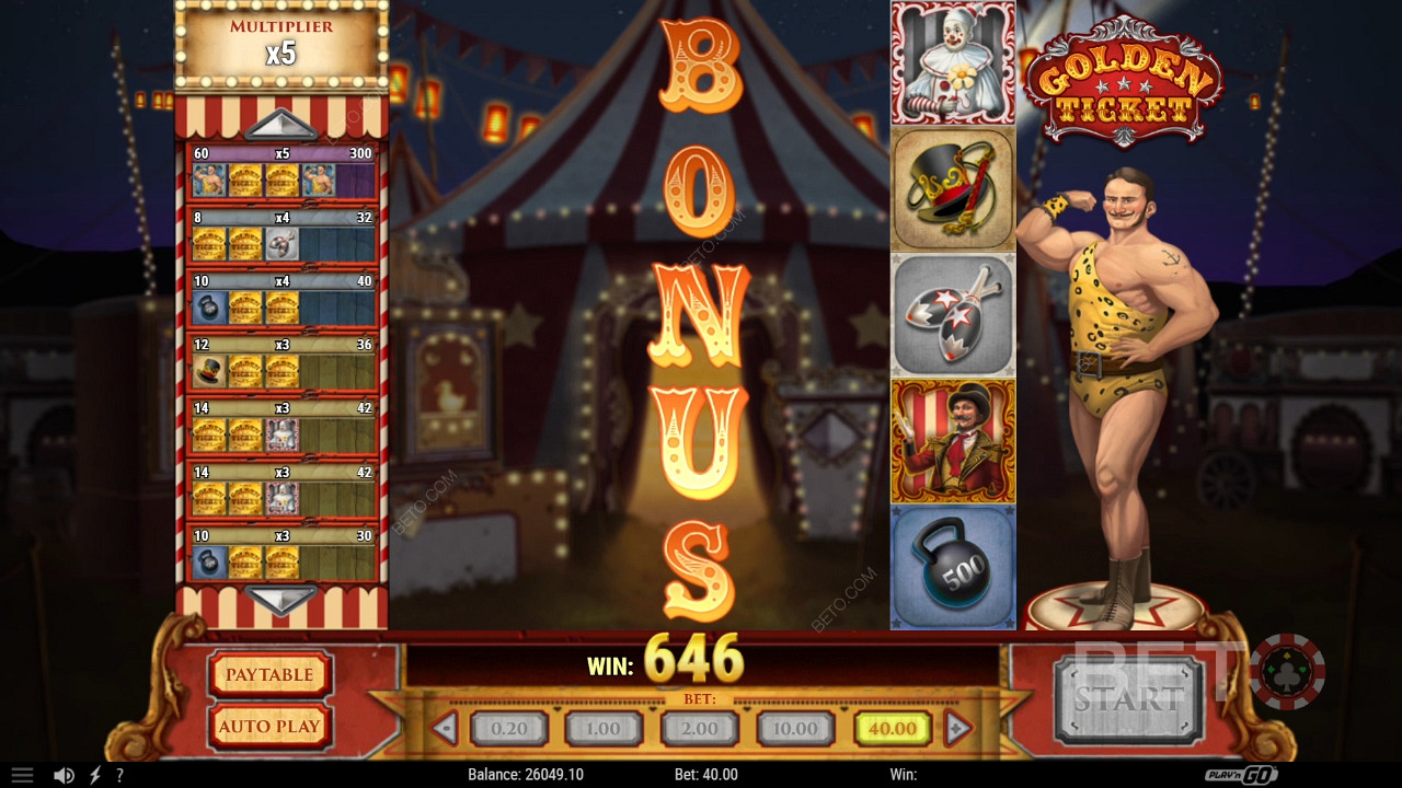 Golden Ticket (Play'n Go) फ्री खेलें