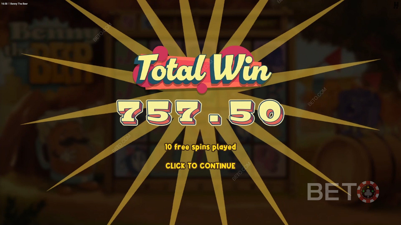 बेनी द बीयर वीडियो स्लॉट में अपनी शर्त का 10,000 गुना जीतें!