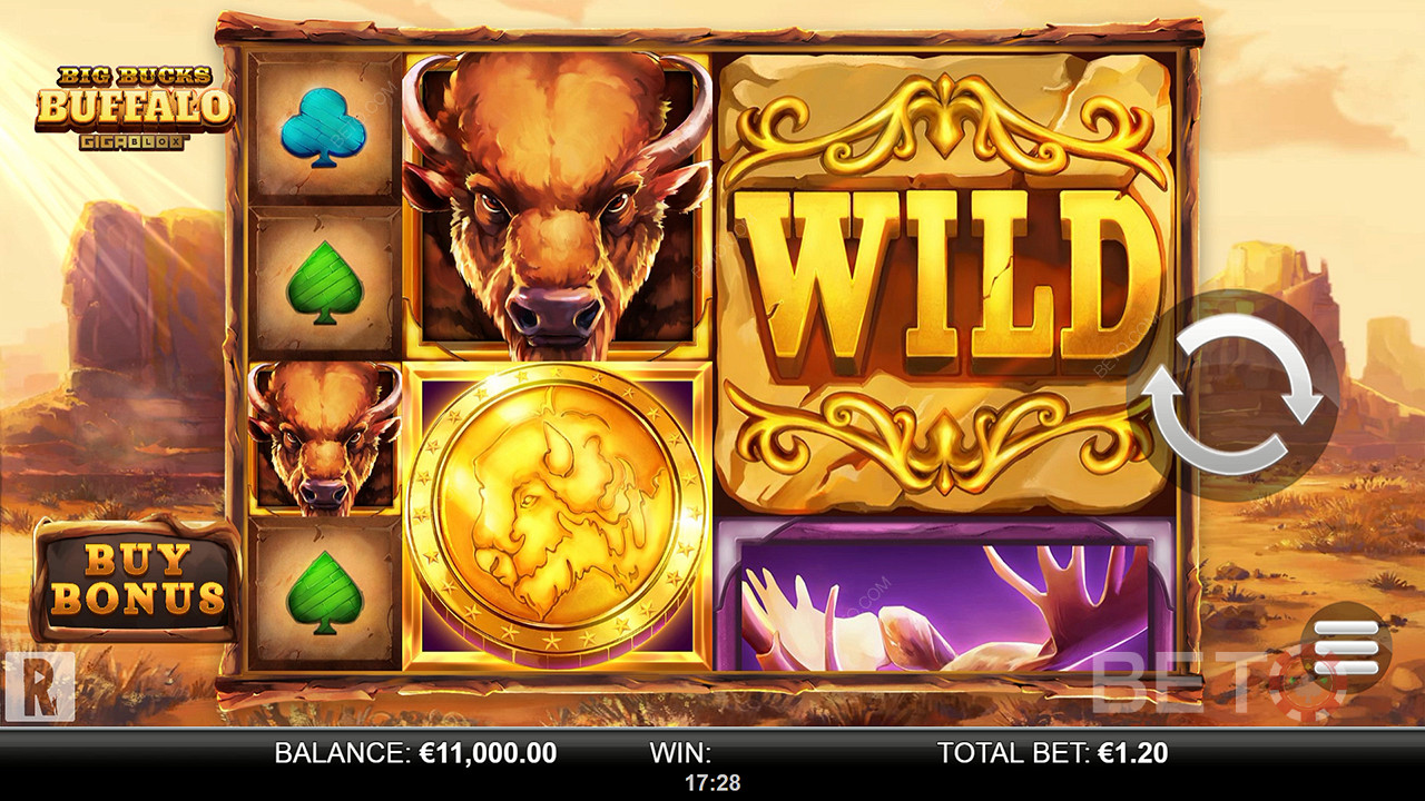 Big Bucks Buffalo Gigablox फ्री खेलें
