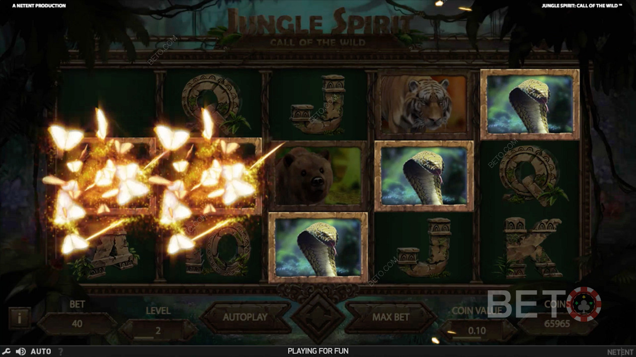 Jungle Spirit: Call of the Wild में बटरफ्लाई बूस्ट फीचर