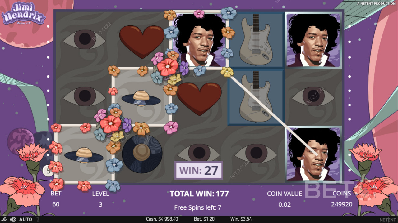 Jimi Hendrix वाइल्ड का उपयोग विजयी संयोजन बनाने के लिए किया गया