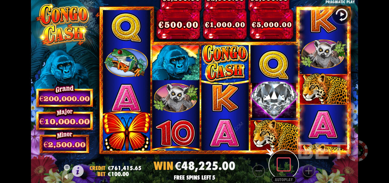Wild Streak Gaming से Congo Cash - अनोखा और पुरस्कृत जंगल साहसिक!