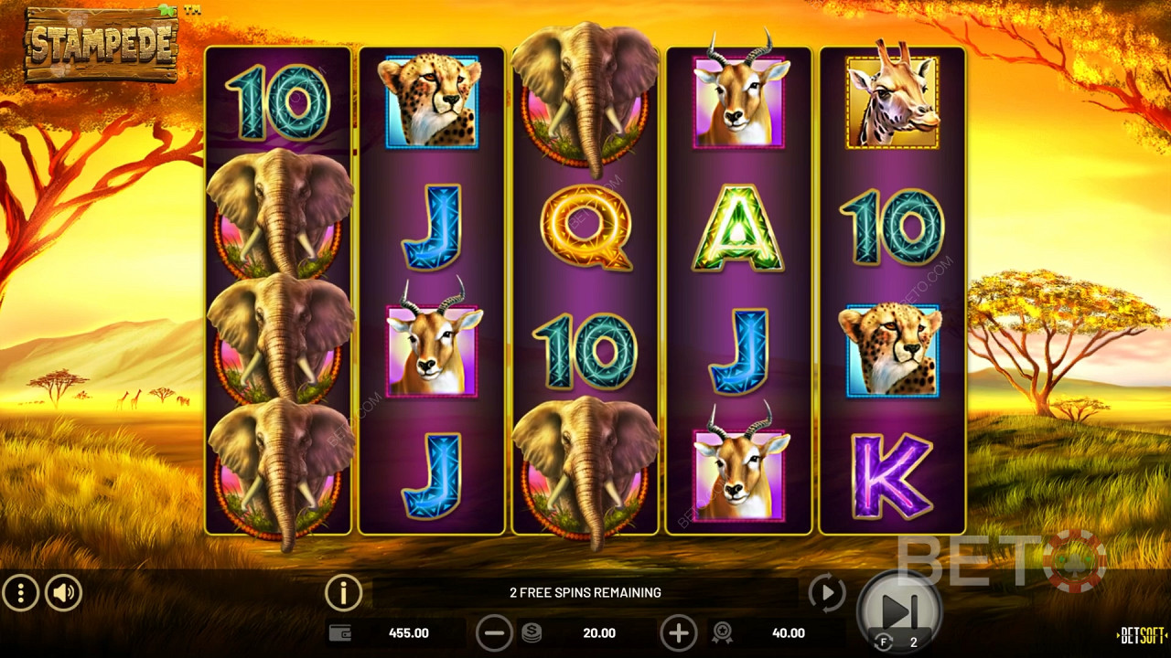 Stampede (Betsoft)  फ्री खेलें