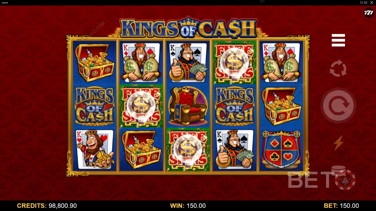 BETO स्लॉट्स द्वारा किंग्स ऑफ कैश की समीक्षा