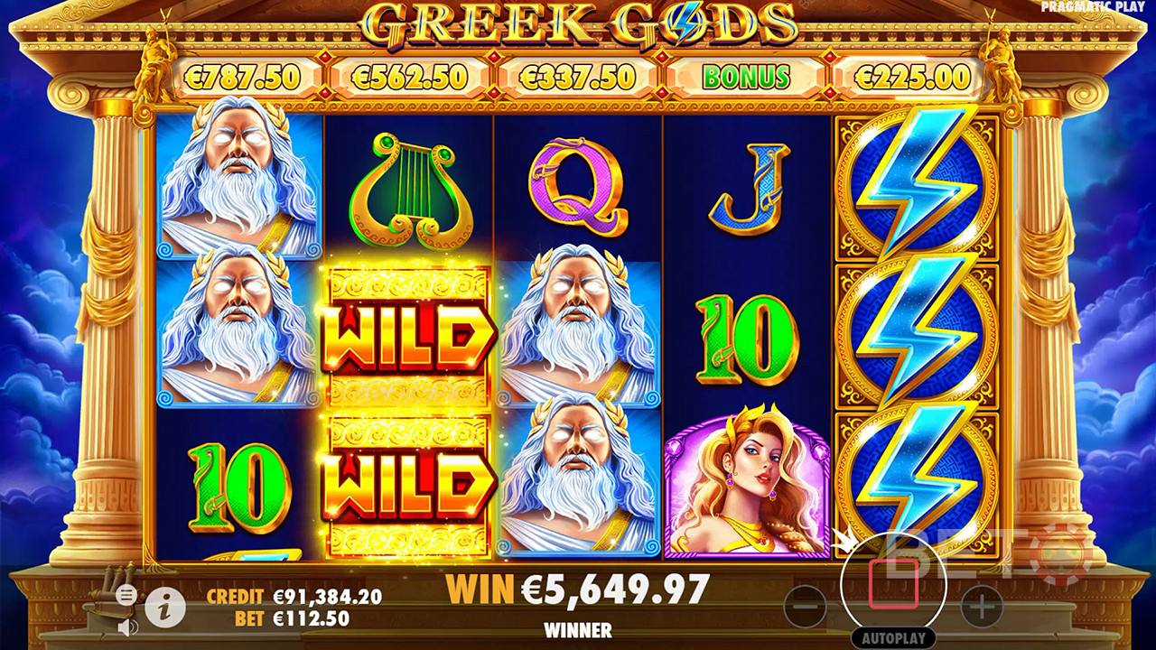 Greek Gods (Pragmatic Play)  फ्री खेलें