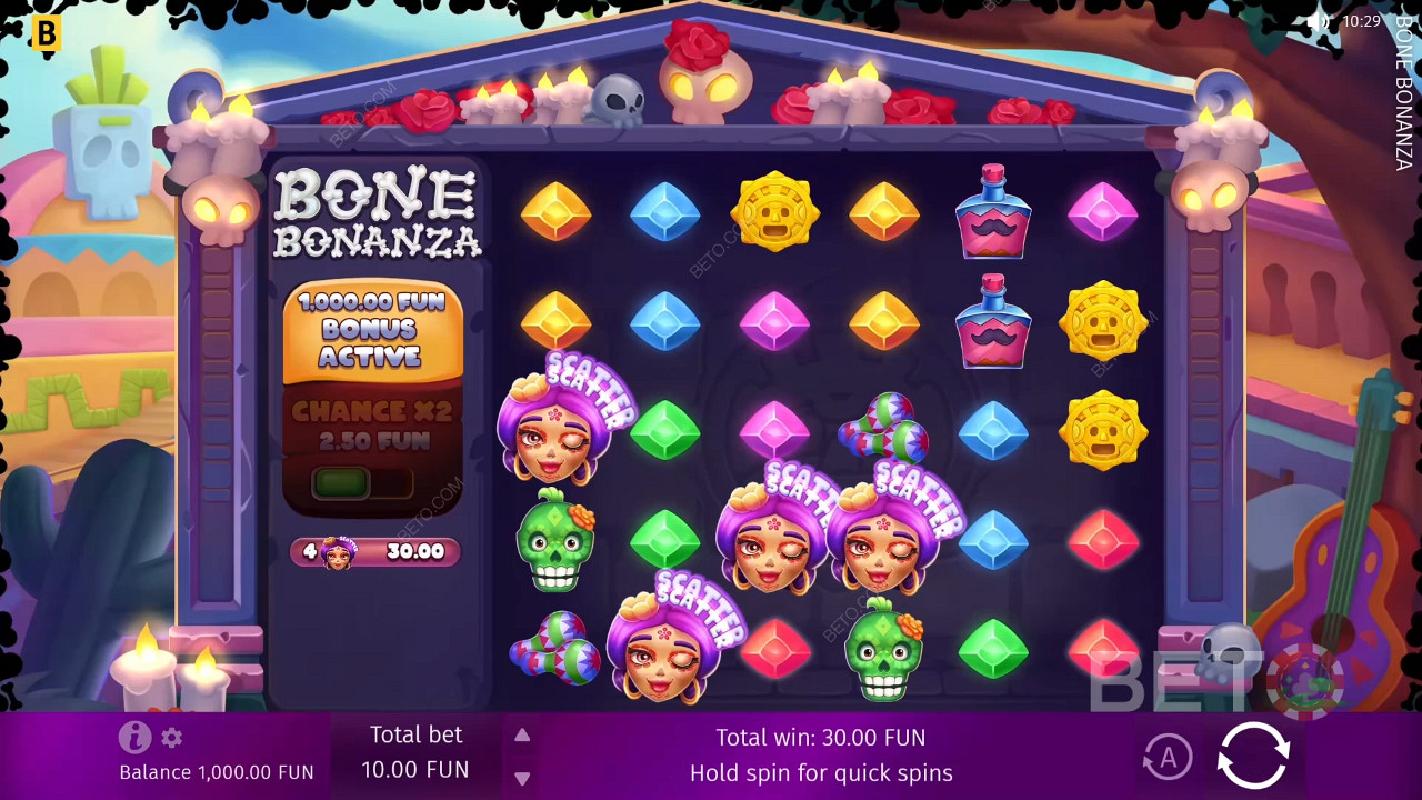 Bone Bonanza  फ्री खेलें