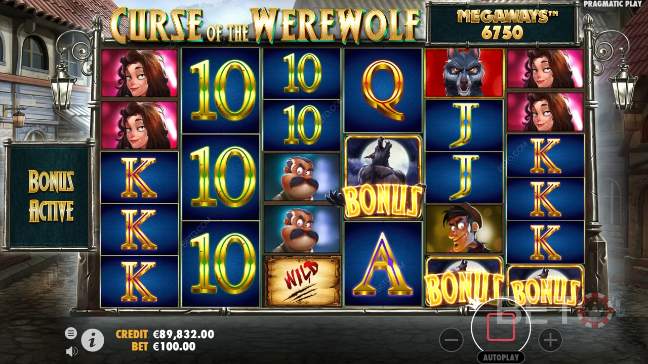 Curse of the Werewolf Megaways फ्री खेलें