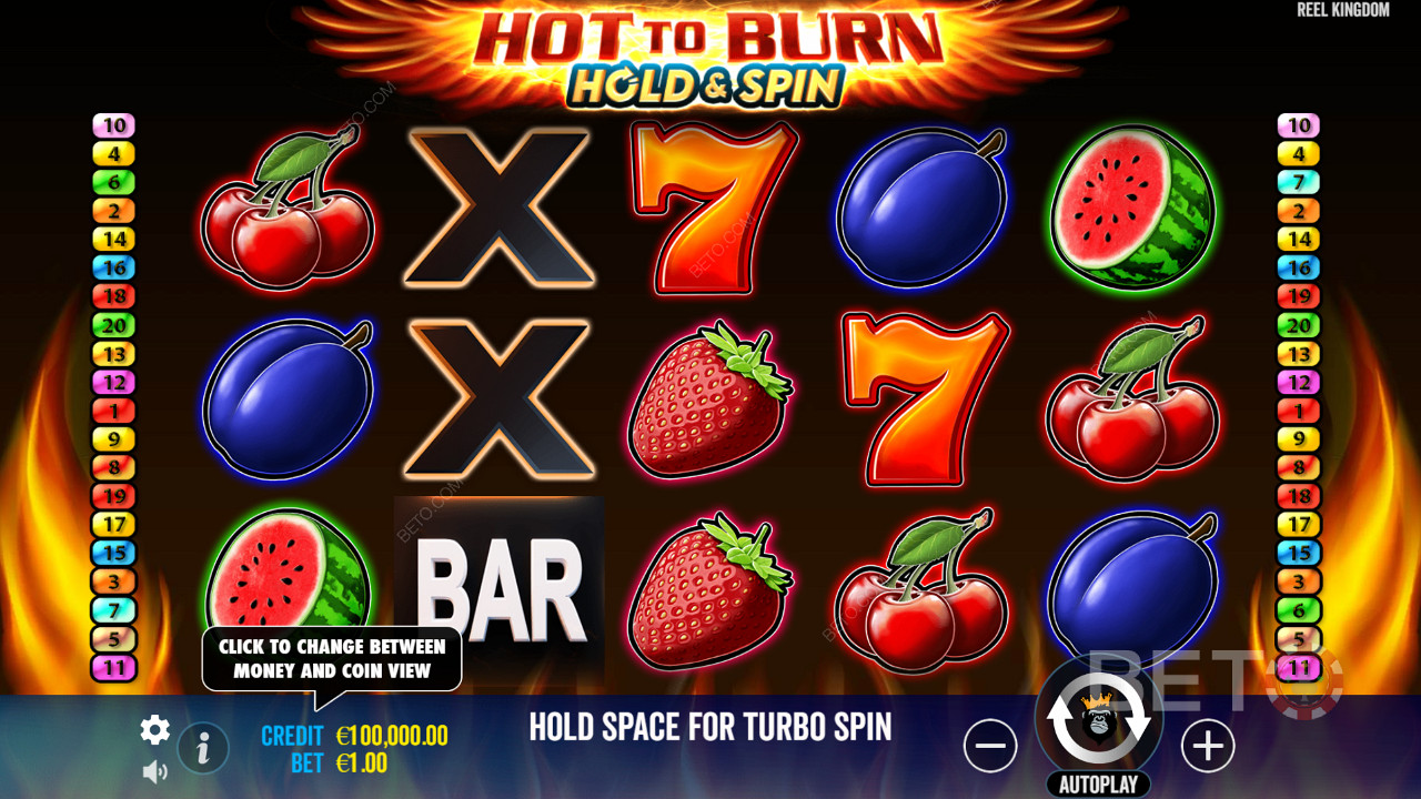 Hot To Burn Hold And Spin फ्री खेलें