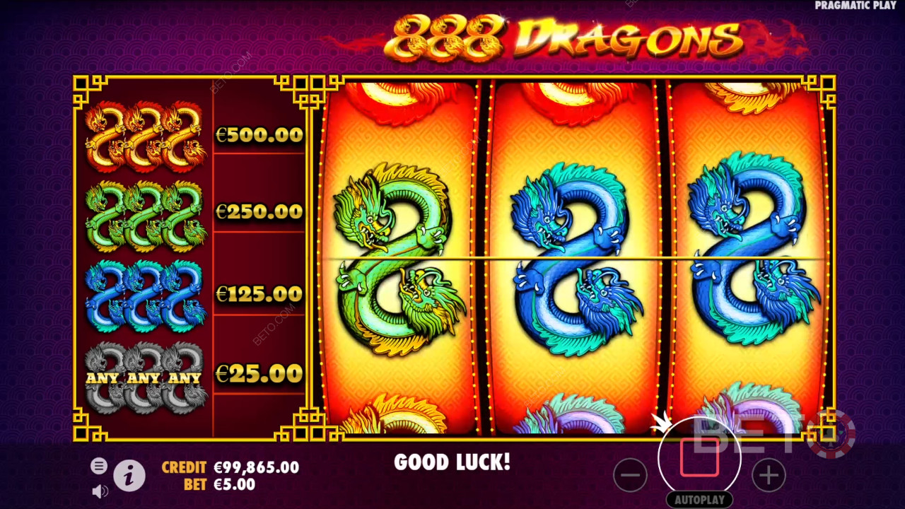 Pragmatic Play के 888 ड्रेगन कैसे खेलें?