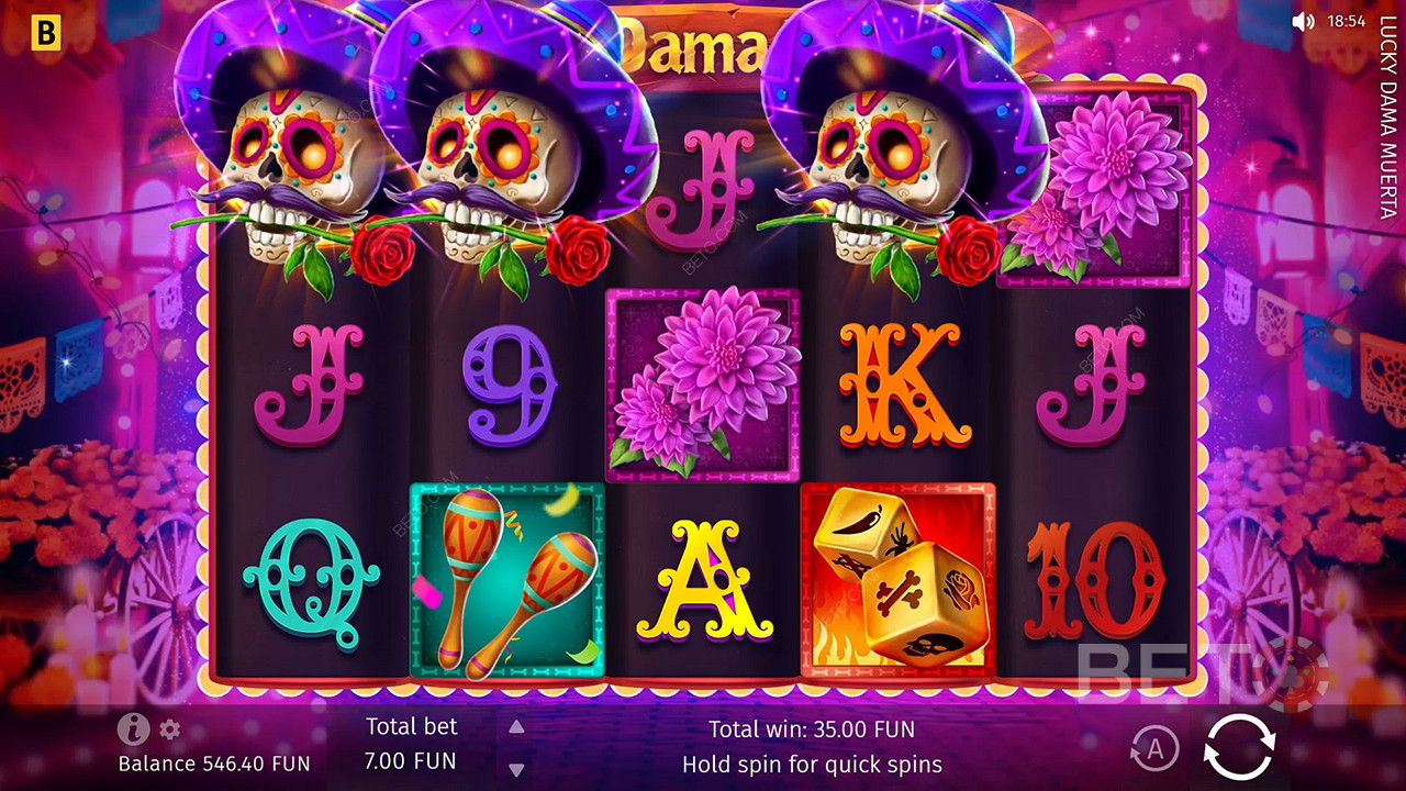 Lucky Dama Muerta फ्री खेलें
