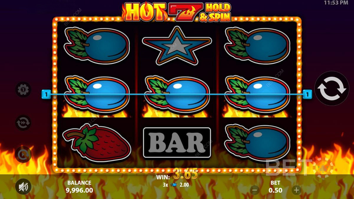 Hot 7 Hold and Spin फ्री खेलें