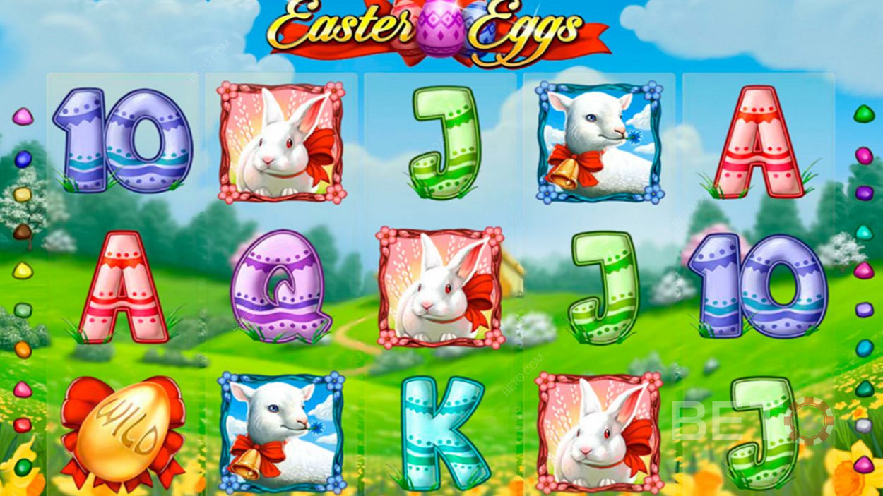 Easter Eggs स्लॉट मशीन में आपको 20 प्ले लाइन और 5 रीलें मिलती हैं
