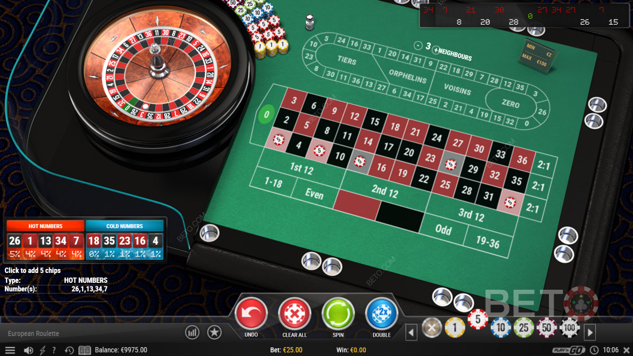 European Roulette Pro टेबल गेम