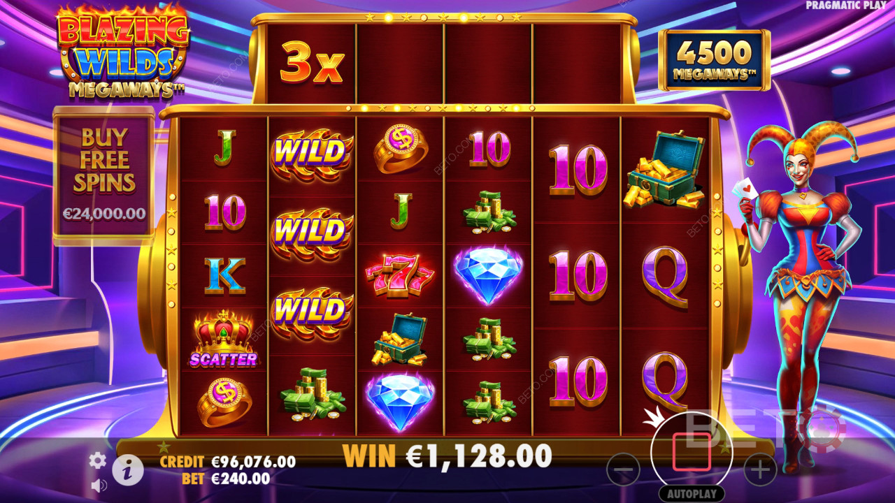Pragmatic Play के ब्लेज़िंग वाइल्ड्स मेगावेज़ कैसे खेलें?