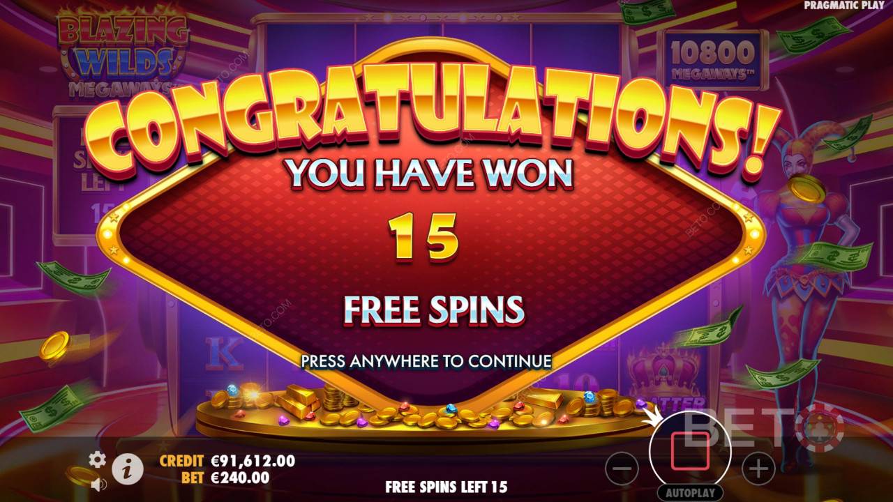 Pragmatic Play द्वारा ब्लेज़िंग वाइल्ड्स मेगावेज़ में बोनस सुविधाओं की व्याख्या