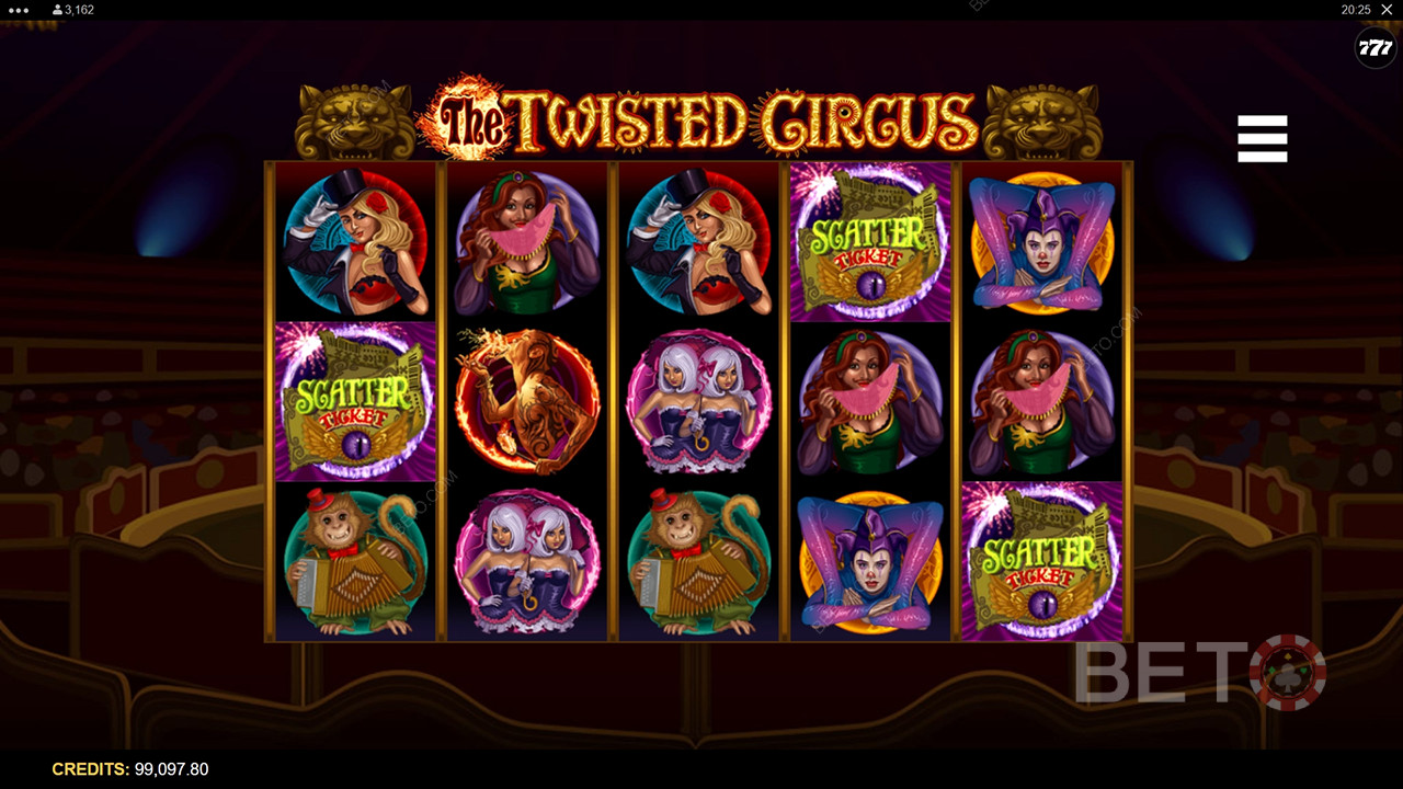 थीम और डिज़ाइन: विचित्र सनकी सर्कस