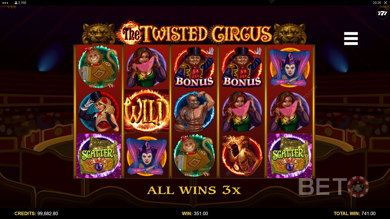 ट्विस्टेड सर्कस: एक स्लॉट ऑनलाइन जो स्पिन के लायक है?