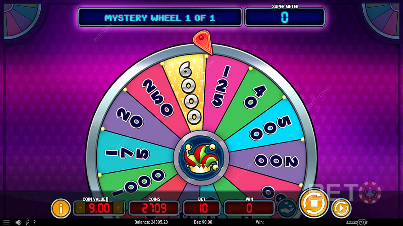 मिस्ट्री जोकर 6000 ऑनलाइन स्लॉट में अपनी शर्त का 2.397.5 गुना तक जीतें!