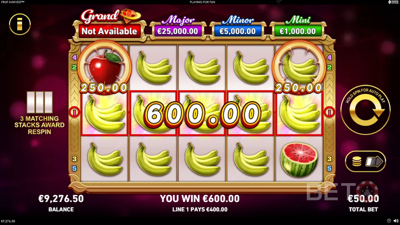 Rarestone Gaming का फ्रूट हार्वेस्ट कैसे खेलें?