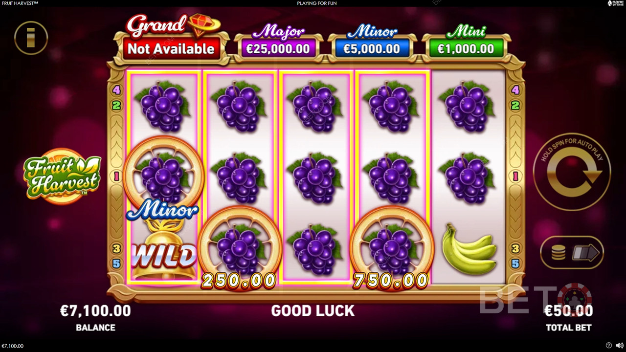 Rarestone Gaming द्वारा फ्रूट हार्वेस्ट में बोनस सुविधाओं की व्याख्या