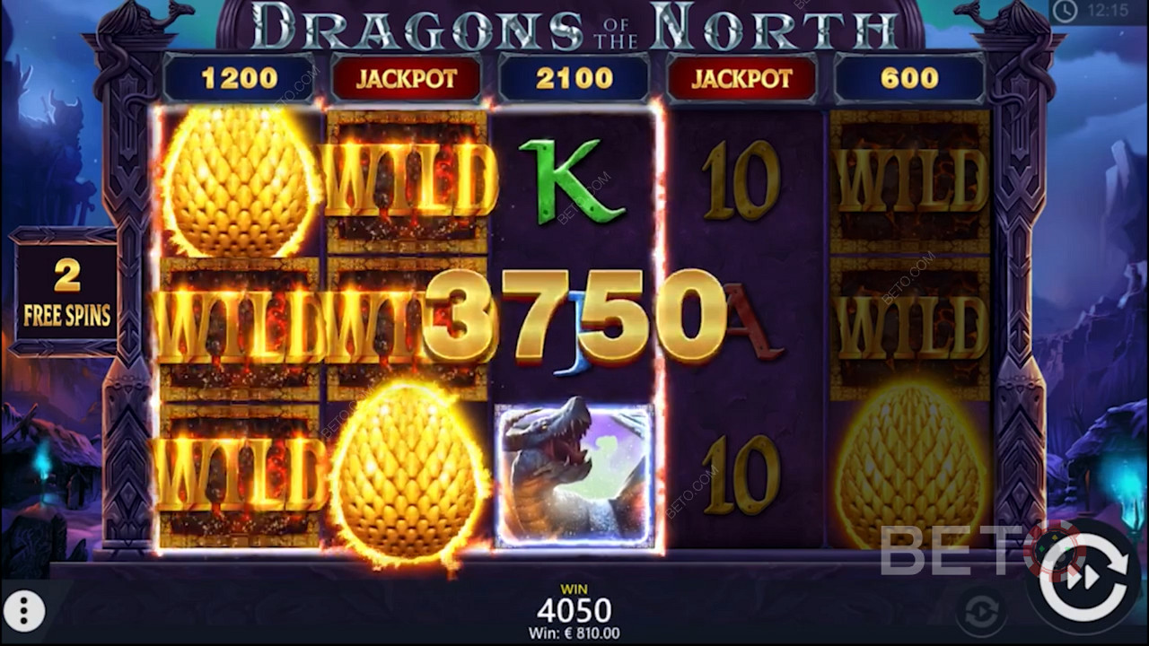 Dragons of the North वीडियो स्लॉट में बड़ी जीत