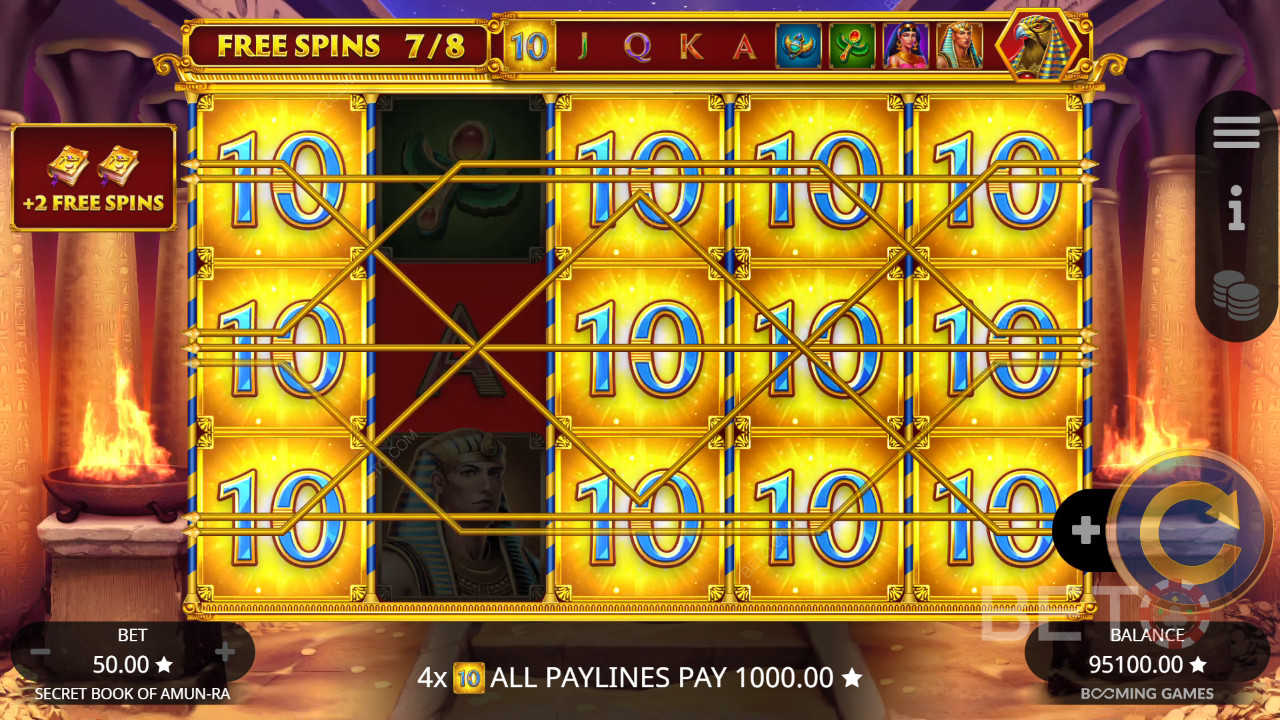 BETO स्लॉट्स द्वारा सीक्रेट बुक ऑफ अमुन रा की समीक्षा