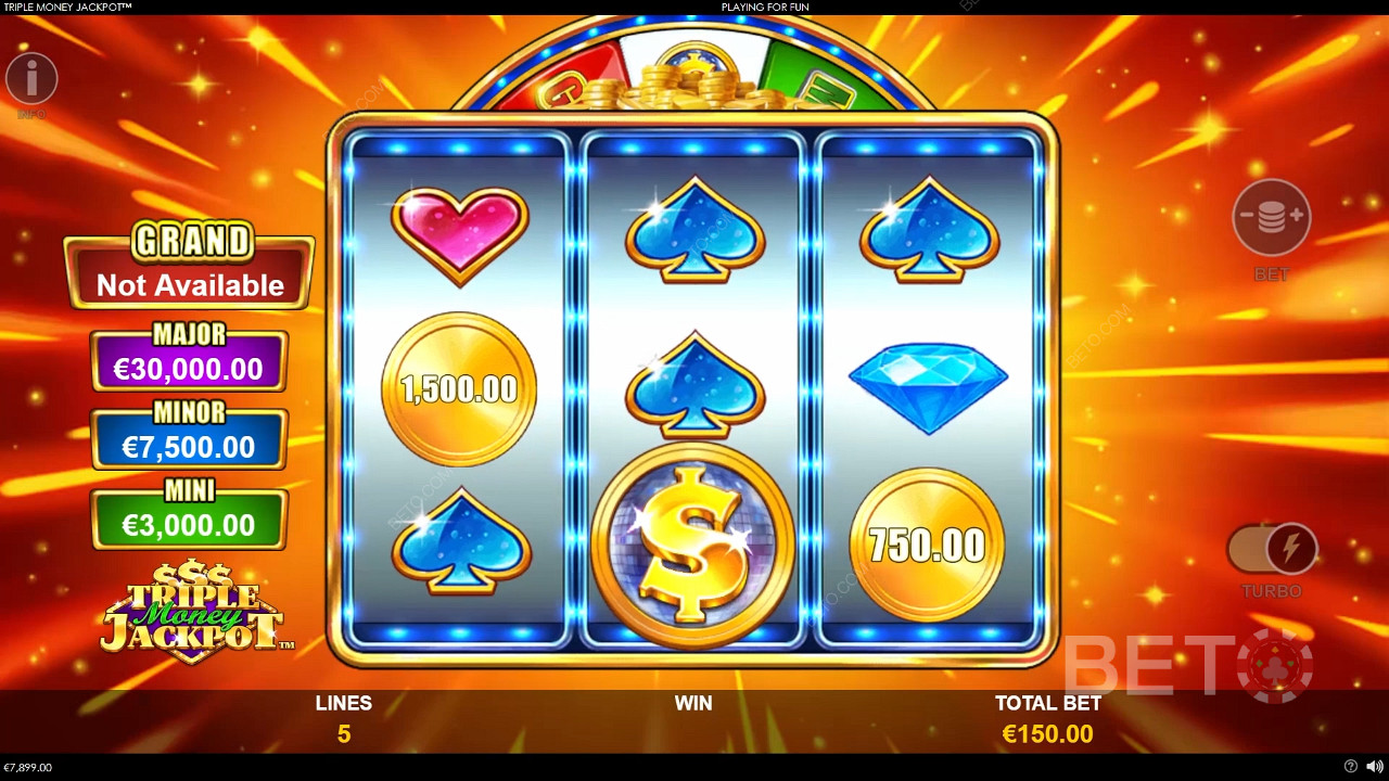 Triple Money Jackpot फ्री खेलें